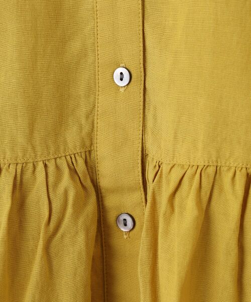 LOGEMENT DE CLAIRE / ロジュモンドクレール シャツ・ブラウス | 【テンセル綿麻ローン切替ギャザーシャツ】 | 詳細2