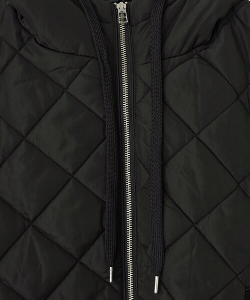 LOGEMENT DE CLAIRE / ロジュモンドクレール その他アウター | 【中綿×ニット切替ZIPフードベスト】 | 詳細1