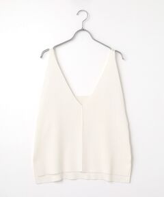 LOGEMENT DE CLAIRE / ロジュモンドクレール ベスト | 【RYPONY総針キャミ型ベスト】