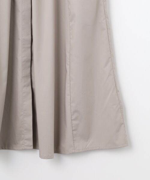 LOGEMENT DE CLAIRE / ロジュモンドクレール ロング・マキシ丈ワンピース | フロントギャザーシャツワンピース | 詳細6