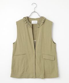 LOGEMENT DE CLAIRE / ロジュモンドクレール その他アウター | 【LOURMARIN】フリルジレ