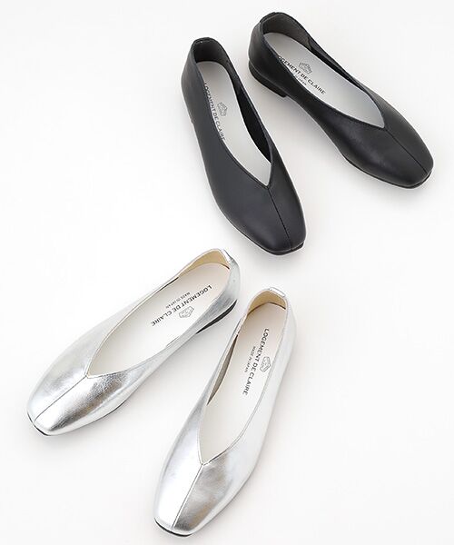 LOGEMENT DE CLAIRE / ロジュモンドクレール パンプス | Vカットフラットシューズ | 詳細8