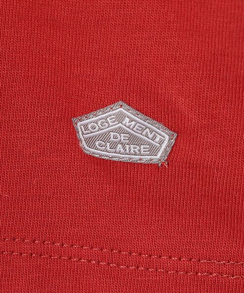 LOGEMENT DE CLAIRE / ロジュモンドクレール カットソー | モックネックショートスリーブTシャツ | 詳細1