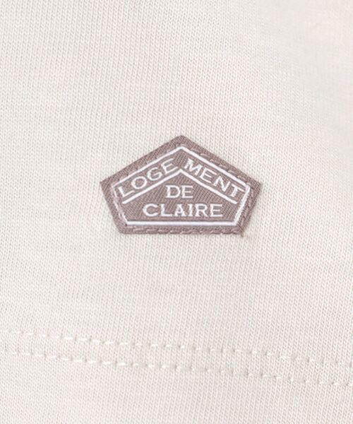 LOGEMENT DE CLAIRE / ロジュモンドクレール カットソー | モックネックショートスリーブTシャツ | 詳細2