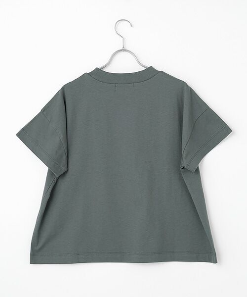 LOGEMENT DE CLAIRE / ロジュモンドクレール カットソー | モックネックショートスリーブTシャツ | 詳細3