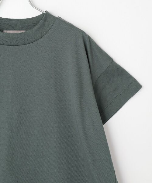 LOGEMENT DE CLAIRE / ロジュモンドクレール カットソー | モックネックショートスリーブTシャツ | 詳細4