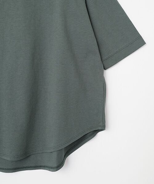 LOGEMENT DE CLAIRE / ロジュモンドクレール カットソー | クルーネックラウンドヘムTシャツ | 詳細5