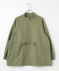 LOGEMENT DE CLAIRE / ロジュモンドクレール ブルゾン | 【コットンピーチギャバスタンドZIPブルゾン】