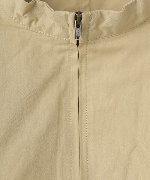 LOGEMENT DE CLAIRE / ロジュモンドクレール ブルゾン | 【コットンピーチギャバスタンドZIPブルゾン】 | 詳細1