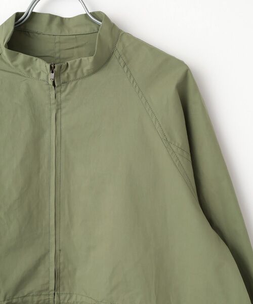 LOGEMENT DE CLAIRE / ロジュモンドクレール ブルゾン | 【コットンピーチギャバスタンドZIPブルゾン】 | 詳細3