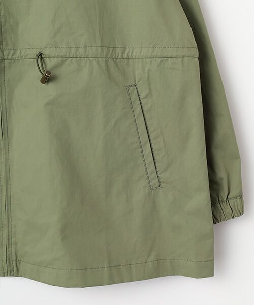 LOGEMENT DE CLAIRE / ロジュモンドクレール ブルゾン | 【コットンピーチギャバスタンドZIPブルゾン】 | 詳細4