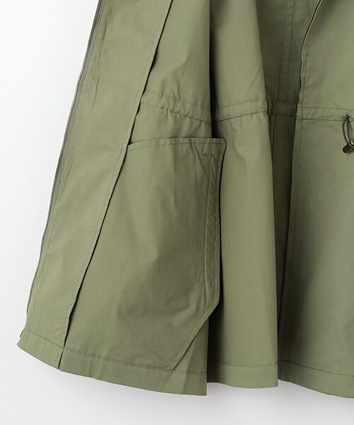 LOGEMENT DE CLAIRE / ロジュモンドクレール ブルゾン | 【コットンピーチギャバスタンドZIPブルゾン】 | 詳細5