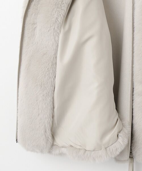 LOGEMENT DE CLAIRE / ロジュモンドクレール ベスト | 【エコファーチュニックZIPベスト】 | 詳細4