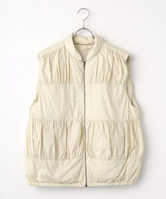 LOGEMENT DE CLAIRE / ロジュモンドクレール ダウンジャケット・ベスト | 【ティアードギャザーピュアダウンベスト】