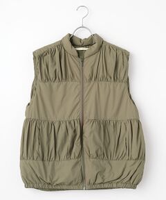 LOGEMENT DE CLAIRE / ロジュモンドクレール ダウンジャケット・ベスト | 【ティアードギャザーピュアダウンベスト】
