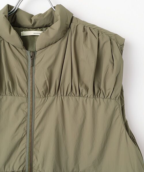 LOGEMENT DE CLAIRE / ロジュモンドクレール ダウンジャケット・ベスト | 【ティアードギャザーピュアダウンベスト】 | 詳細3
