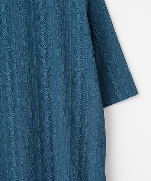 LOGEMENT DE CLAIRE / ロジュモンドクレール ロング・マキシ丈ワンピース | 【カットジャガードロングワンピース】 | 詳細4