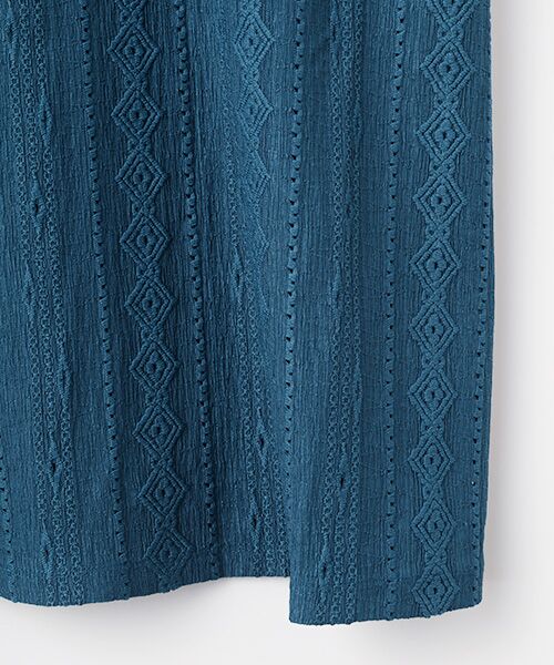 LOGEMENT DE CLAIRE / ロジュモンドクレール ロング・マキシ丈ワンピース | 【カットジャガードロングワンピース】 | 詳細5