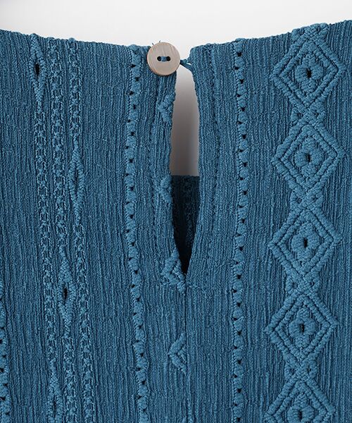 LOGEMENT DE CLAIRE / ロジュモンドクレール ロング・マキシ丈ワンピース | 【カットジャガードロングワンピース】 | 詳細6