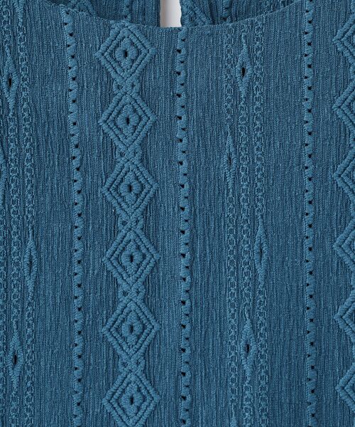 LOGEMENT DE CLAIRE / ロジュモンドクレール ロング・マキシ丈ワンピース | 【カットジャガードロングワンピース】 | 詳細7