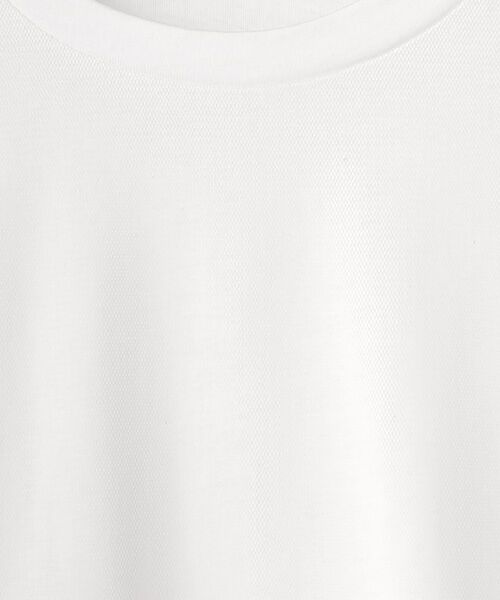 LOGEMENT DE CLAIRE / ロジュモンドクレール カットソー | 【コットン天竺×ソフトチュールカットプル】 | 詳細1