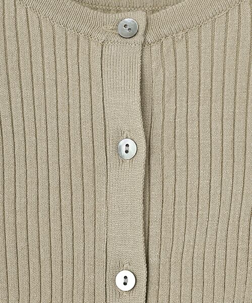 LOGEMENT DE CLAIRE / ロジュモンドクレール カーディガン・ボレロ | 【ワイドリブラウンドネック2WAYカーディガン】 | 詳細5