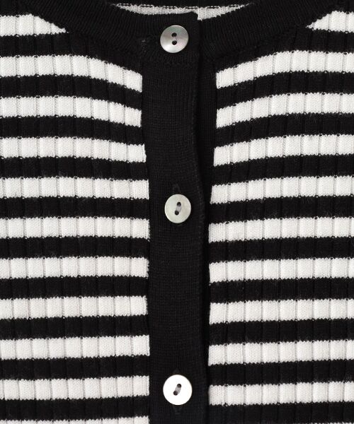 LOGEMENT DE CLAIRE / ロジュモンドクレール カーディガン・ボレロ | 【ワイドリブラウンドネック2WAYカーディガン】 | 詳細7