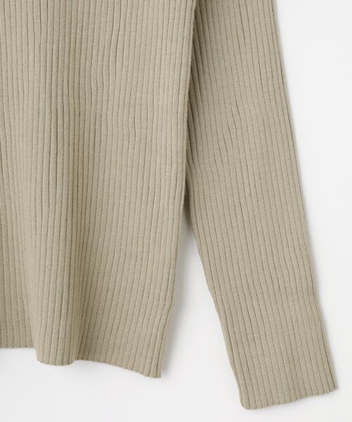 LOGEMENT DE CLAIRE / ロジュモンドクレール カットソー | 【ワイドリブボトルネックプルオーバー】 | 詳細4