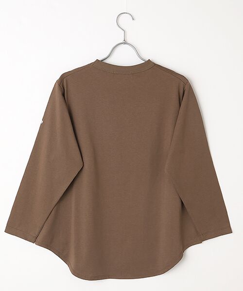 LOGEMENT DE CLAIRE / ロジュモンドクレール Tシャツ | 定番ラウンドヘムロングTシャツ | 詳細1