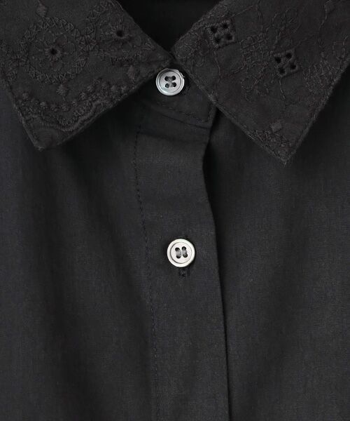 LOGEMENT DE CLAIRE / ロジュモンドクレール シャツ・ブラウス | 【コットンテンセルブロードレース衿シャツ】 | 詳細2