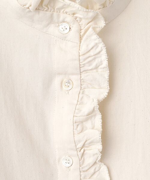 LOGEMENT DE CLAIRE / ロジュモンドクレール シャツ・ブラウス | 【無地＆ストライプアソートフリルシャツ】 | 詳細1