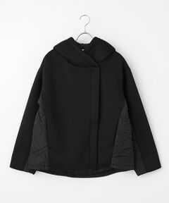 LOGEMENT DE CLAIRE / ロジュモンドクレール その他アウター | 【モスダンボール×中綿切替フードZIPコート】