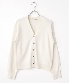 LOGEMENT DE CLAIRE / ロジュモンドクレール カーディガン・ボレロ | 【総針編みVネックカーディガン】