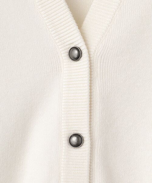 LOGEMENT DE CLAIRE / ロジュモンドクレール カーディガン・ボレロ | 【総針編みVネックカーディガン】 | 詳細1