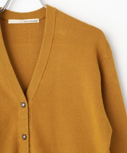 LOGEMENT DE CLAIRE / ロジュモンドクレール カーディガン・ボレロ | 【総針編みVネックカーディガン】 | 詳細3