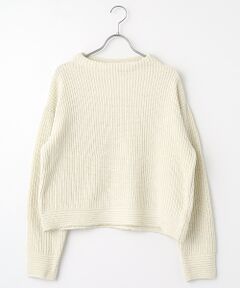 LOGEMENT DE CLAIRE / ロジュモンドクレール ニット・セーター | 【モール糸ボトルネックニットプルオーバー】