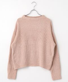 LOGEMENT DE CLAIRE / ロジュモンドクレール ニット・セーター | 【モール糸ボトルネックニットプルオーバー】