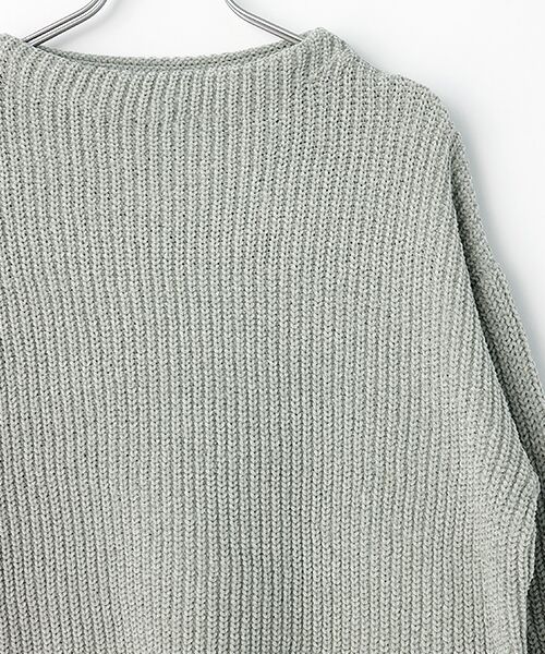 LOGEMENT DE CLAIRE / ロジュモンドクレール ニット・セーター | 【モール糸ボトルネックニットプルオーバー】 | 詳細3