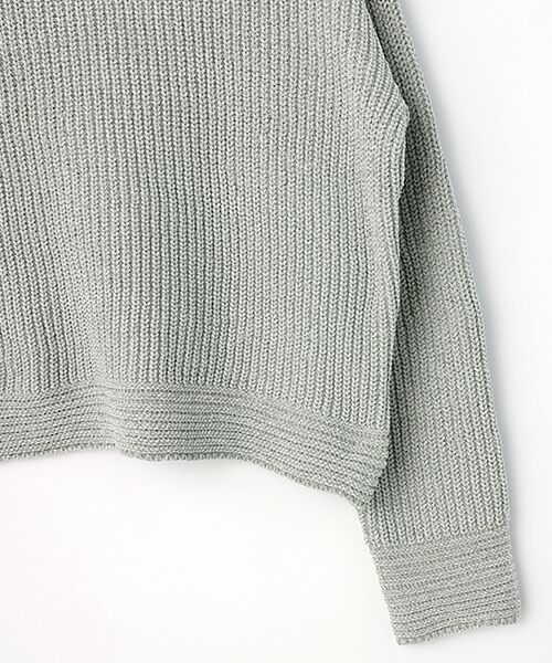 LOGEMENT DE CLAIRE / ロジュモンドクレール ニット・セーター | 【モール糸ボトルネックニットプルオーバー】 | 詳細4