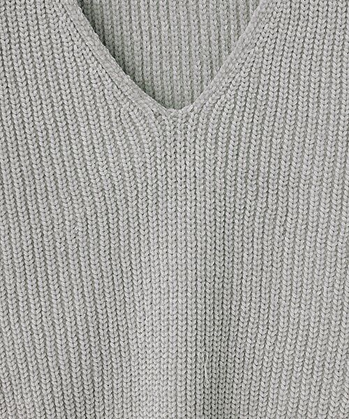 LOGEMENT DE CLAIRE / ロジュモンドクレール ベスト | 【モール糸Vネックベスト】 | 詳細5