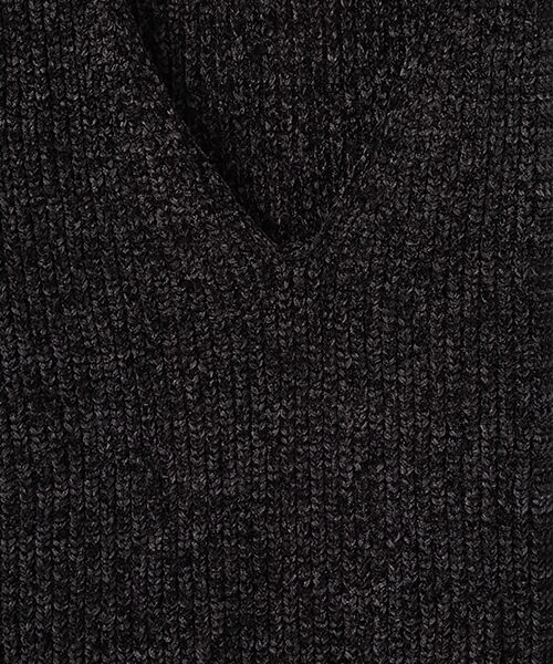 LOGEMENT DE CLAIRE / ロジュモンドクレール ベスト | 【モール糸Vネックベスト】 | 詳細6