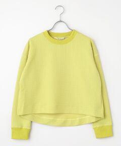 LOGEMENT DE CLAIRE / ロジュモンドクレール カットソー | 【ワッフルクロプドクルーネックカットプルオーバー】