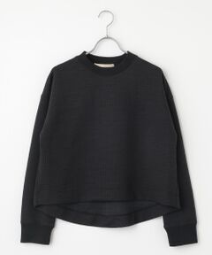 LOGEMENT DE CLAIRE / ロジュモンドクレール カットソー | 【ワッフルクロプドクルーネックカットプルオーバー】