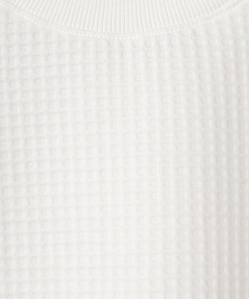 LOGEMENT DE CLAIRE / ロジュモンドクレール カットソー | 【ワッフルクロプドクルーネックカットプルオーバー】 | 詳細1
