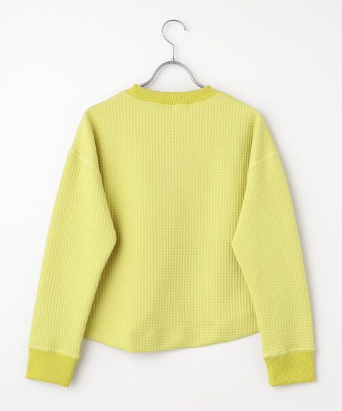 LOGEMENT DE CLAIRE / ロジュモンドクレール カットソー | 【ワッフルクロプドクルーネックカットプルオーバー】 | 詳細2
