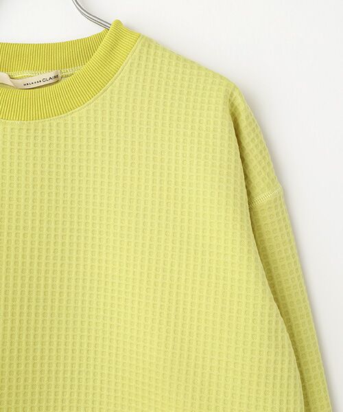 LOGEMENT DE CLAIRE / ロジュモンドクレール カットソー | 【ワッフルクロプドクルーネックカットプルオーバー】 | 詳細3