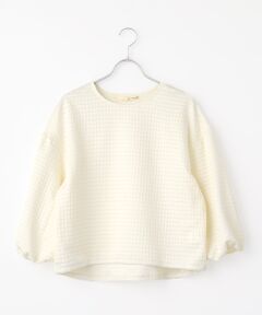 LOGEMENT DE CLAIRE / ロジュモンドクレール カットソー | 【スクエアキルトプルオーバー】