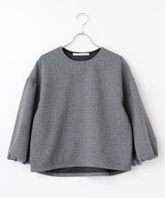 LOGEMENT DE CLAIRE / ロジュモンドクレール カットソー | 【スクエアキルトプルオーバー】