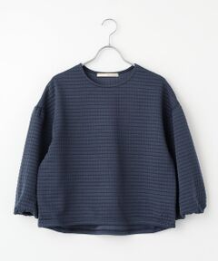 LOGEMENT DE CLAIRE / ロジュモンドクレール カットソー | 【スクエアキルトプルオーバー】