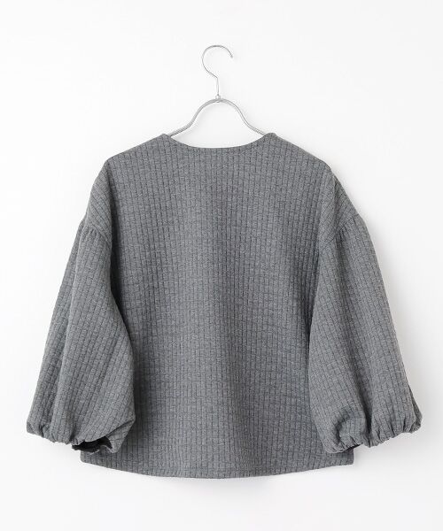 LOGEMENT DE CLAIRE / ロジュモンドクレール カットソー | 【スクエアキルトプルオーバー】 | 詳細2